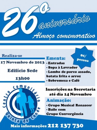 26ºAniversário.almoço
